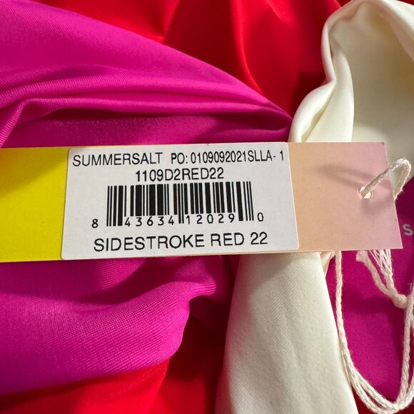 Summersalt Sidestroke One‎ Piece Swimsuit Size 22 Multicolored NWT SW-2082 - Picture 8 of 9